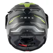 Výklopná helma NEXX X.LIFECOUNTRY Terra grey/neon MT