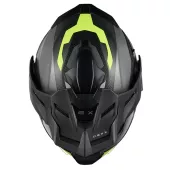 Výklopná helma NEXX X.LIFECOUNTRY Terra grey/neon MT