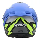 Helma na moto XRC Loomis wht/blk/blue/fluo