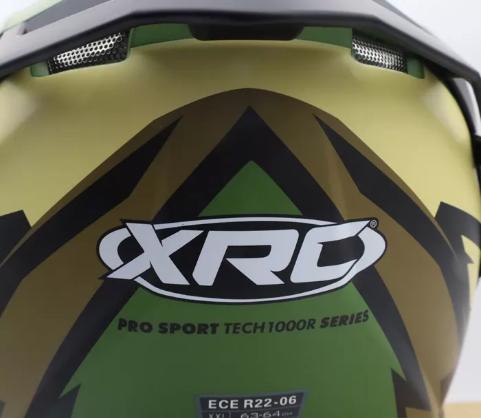 Integrální helma XRC Loomis khaki/blk/brown/beige