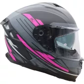 Helma na motorku XRC Loomis blk/grey/light grey/pink