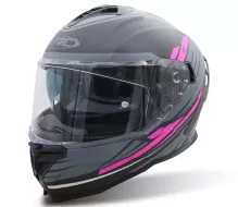 Helma na motorku XRC Loomis blk/grey/light grey/pink