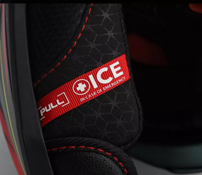 Helma na moto XRC Loomis red/blk/grey/yellow