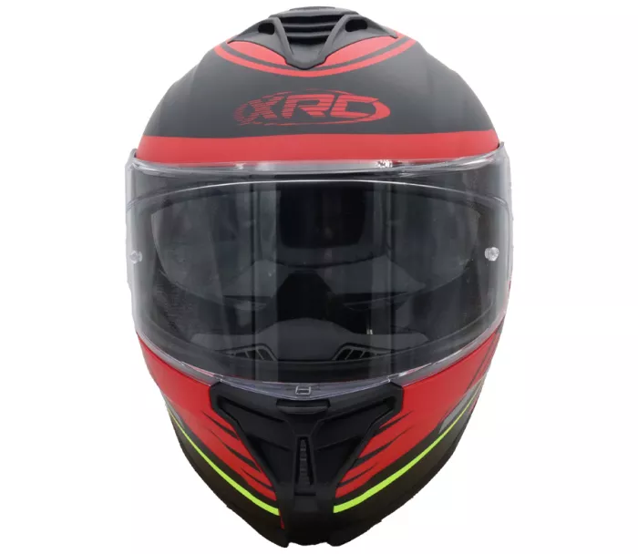 Helma na moto XRC Loomis red/blk/grey/yellow