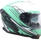 Integrální helma XRC Loomis blk/trqs/dark green/wht