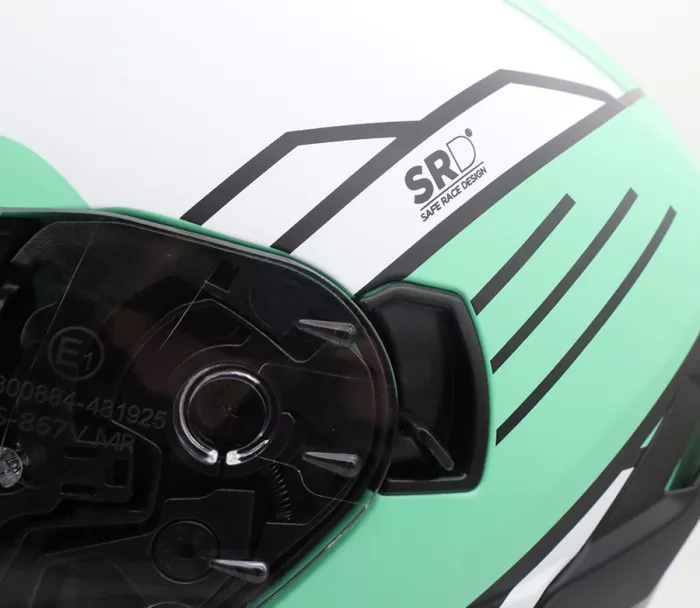 Integrální helma XRC Loomis blk/trqs/dark green/wht