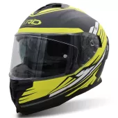 Motocyklová helma XRC Loomis blk/wht/grey/fluo
