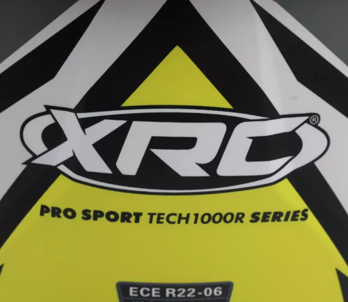 Motocyklová helma XRC Loomis blk/wht/grey/fluo