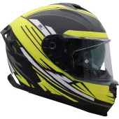 Motocyklová helma XRC Loomis blk/wht/grey/fluo