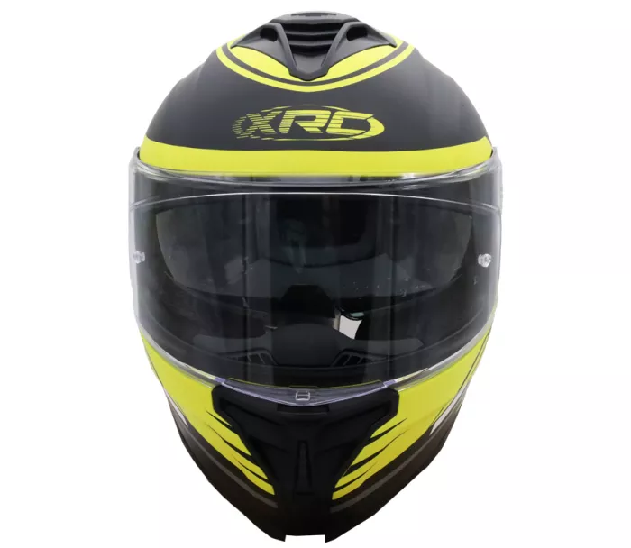 Motocyklová helma XRC Loomis blk/wht/grey/fluo