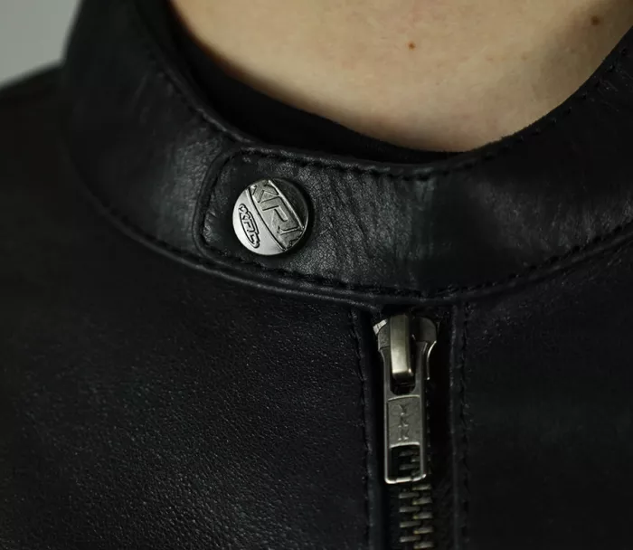 Kožená bunda na moto XRC LORMES HLT men black