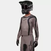 Motokrosový dres Alpinestars Fluid Luvr mud/black