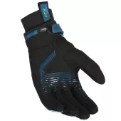 Dámské rukavice Macna Crew RTX black/blue/aqua lady gloves