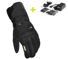 Vyhřívané rukavice na moto Macna Foton 2.0 RTX black gloves vel. 3XL (battery kit included)