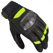 Rukavice na moto Macna Rime black/fluo yellow