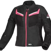 Dámská bunda na moto Macna Tondo black/pink jacket lady