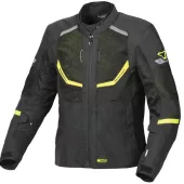 Bunda na moto Macna Tondo black/fluo yellow