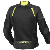 Bunda na moto Macna Tondo black/fluo yellow