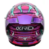 Helma na moto XRC Macudo pink
