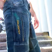 Kalhoty na moto Trilobite Parado doublelayer AAA regular fit men jeans blue level 2 (Prodloužené)