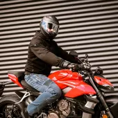Kalhoty na moto Trilobite Parado doublelayer AAA regular fit men jeans blue level 2 (Prodloužené)