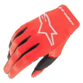 Dětské rukavice Alpinestars Youth Radar mars red/silver