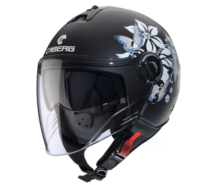 Otevřená helma Caberg Riviera V4X Mia matt black/white/grey