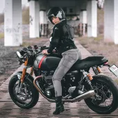 Dámské džíny na moto Trilobite Micas Urban grey