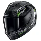 Helma na moto Shark KSG RIDILL 2 MOLOKAI Black Silver Green