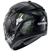 Helma na moto Shark KSG RIDILL 2 MOLOKAI Black Silver Green