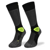 Motorkářské ponožky Brubeck Comodo MTB2 black/green