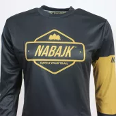 Dámský dres Nabajk Deshtny long sleeve black/gold