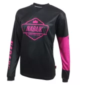 Dámský dres Nabajk Deshtny long sleeve black/pink