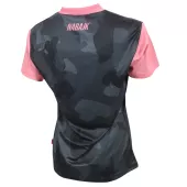 Dámský dres Nabajk Kubba short sleeve black camo/old pink