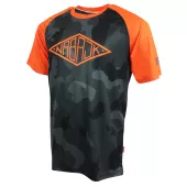 Pánský dres Nabajk Shpindler short sleeve black camo/orange