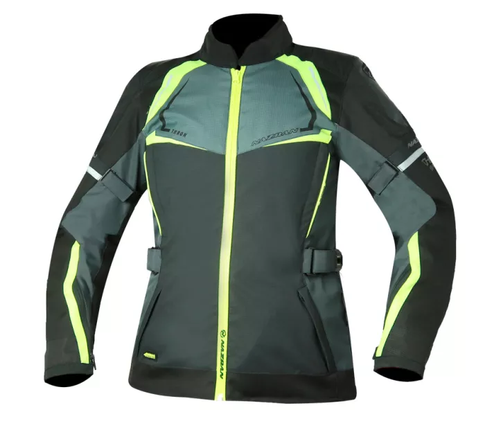 Dámská bunda na moto Nazran Thron Tech Air black/grey/fluo