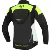 Dámská bunda na moto Nazran California 2.0 black/fluo/white Tech-air compatible