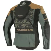 Bunda na moto Nazran Cavell Dakar camo/grey/brown Tech-Air® compatible