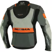 Bunda na moto Nazran Cavell Dakar orange/grey Tech-Air® compatible