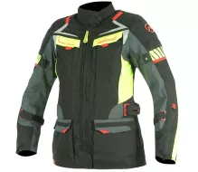 Dámská bunda na moto Nazran Moritz 2.0 black/grey/fluo