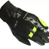 Dámské rukavice na moto Nazran RX-7 2.0 black/fluo