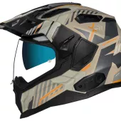 Helma na moto NEXX X.WED 2 WILD COUNTRY light sand/grey MT