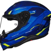 Helma na moto NEXX X.R3R PRECISION blue/neon MT
