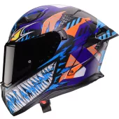 Helma Caberg Drift Evo II Nobo matt black/red fluo/blue/purple