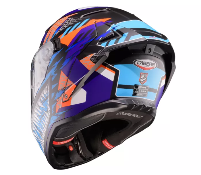 Helma Caberg Drift Evo II Nobo matt black/red fluo/blue/purple
