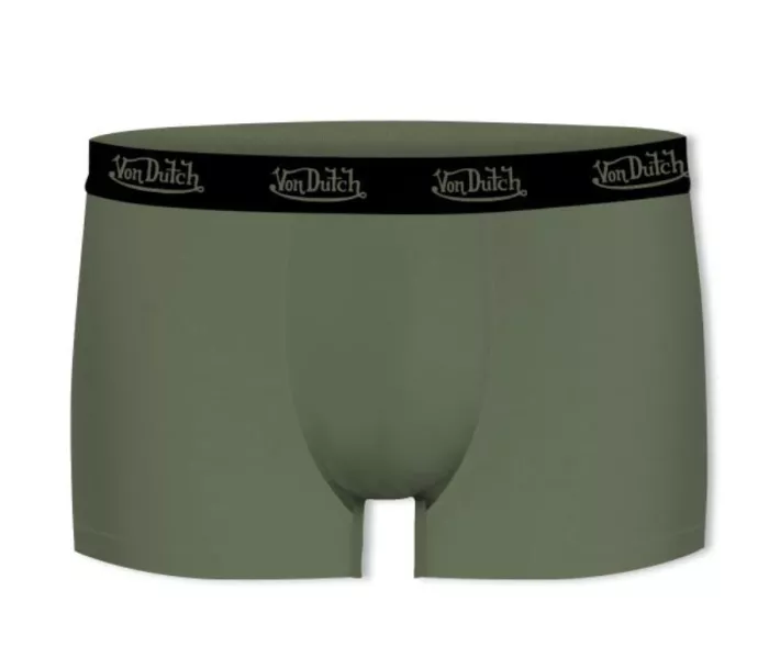 Boxerky Von Dutch Basic noir/kaki (2ks v balení)