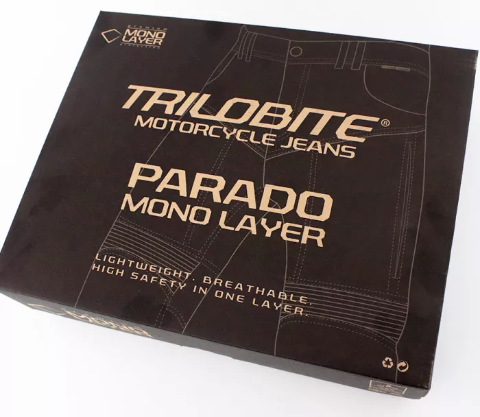 Dámské džíny na moto Trilobite Parado monolayer AAA slim fit ladies jeans black (Prodloužené)