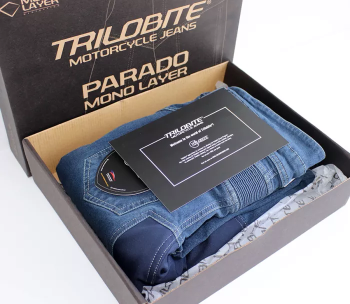Dámské džíny na moto Trilobite Parado monolayer AAA slim fit ladies jeans black (Prodloužené)