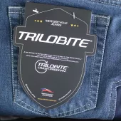 Dámské džíny na moto Trilobite Parado monolayer AAA slim fit ladies jeans black (Prodloužené)