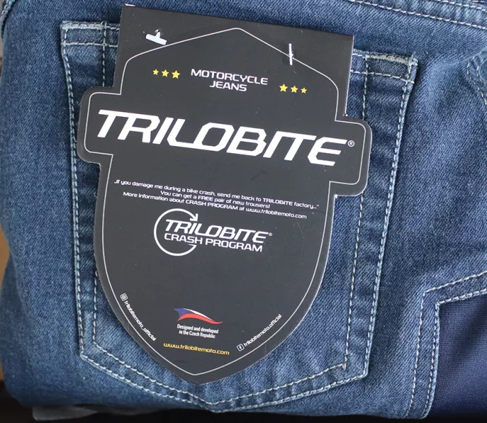 Dámské džíny na moto Trilobite Parado monolayer AAA slim fit ladies jeans black (Prodloužené)